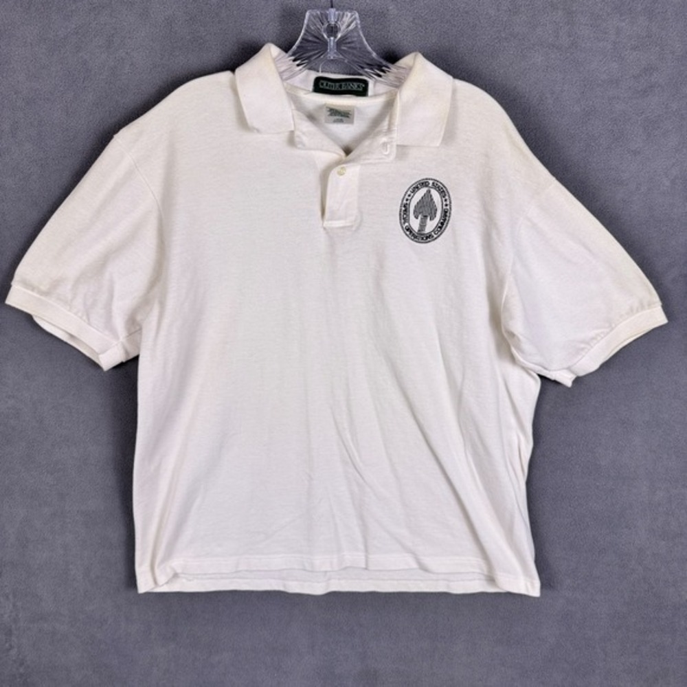 United States Special‎ Operations Command Mens Polo Shirt L White Vintage